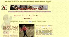 Desktop Screenshot of angelhearthavanese.com